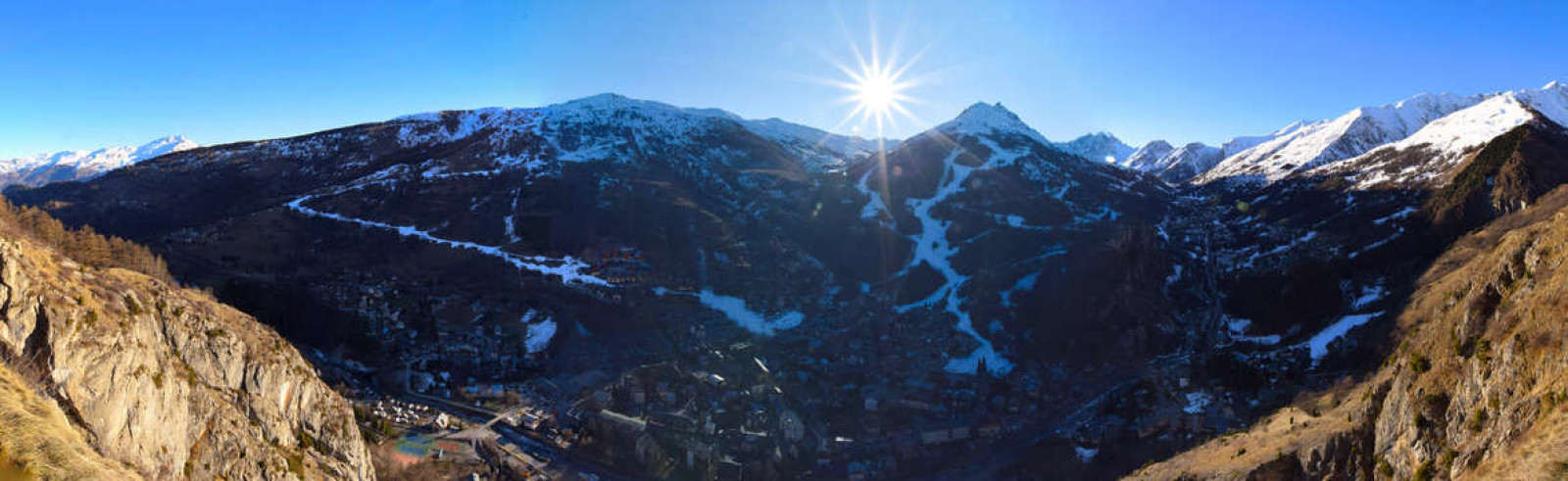 Webcam Valloire, village (depuis Poingt Ravier)