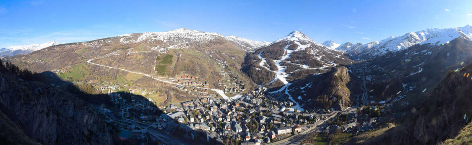 Webcam Valloire, village (depuis Poingt Ravier)