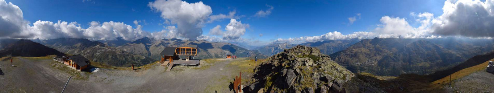 Webcam Valloire, sommet du Crey du Quart (arrivée télésiège Brive 2)