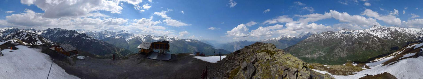 Webcam Valloire, sommet du Crey du Quart (arrivée télésiège Brive 2)