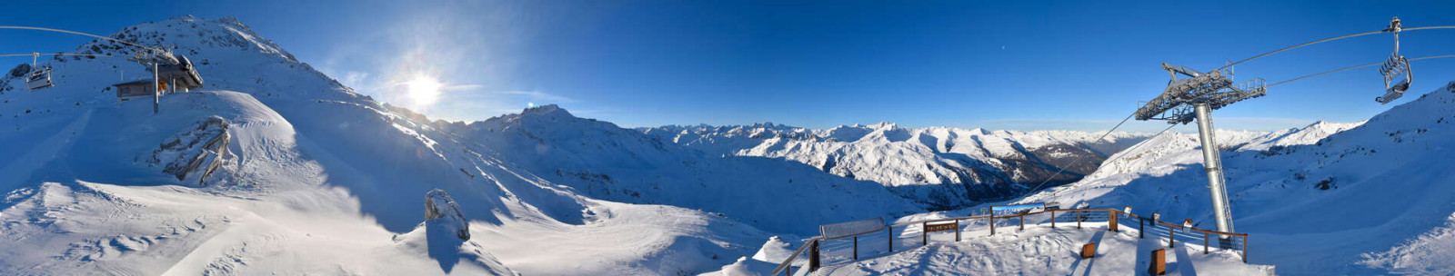 Webcam Valmeinier, sommet du Gros Crey (arrivée télésiège Sandonière)