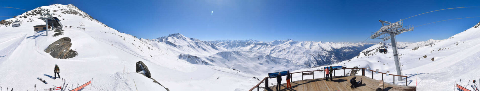 Webcam Valmeinier, sommet du Gros Crey (arrivée télésiège Sandonière)