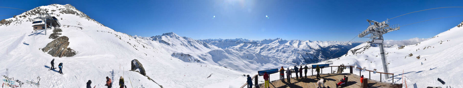 Webcam Valmeinier, sommet du Gros Crey (arrivée télésiège Sandonière)
