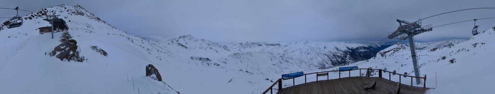 Webcam Valmeinier, sommet du Gros Crey (arrivée télésiège Sandonière)