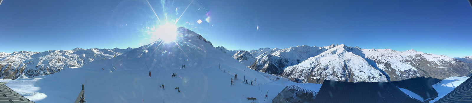 Webcam Valloire, Sétaz (arrivée télésiège Cornafond)