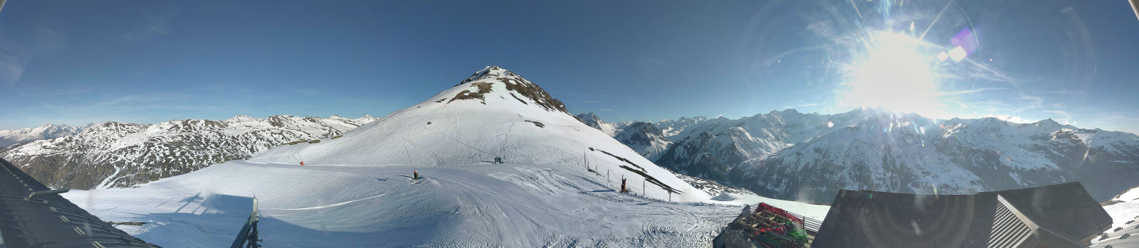 Webcam Valloire, Sétaz (arrivée télésiège Cornafond)
